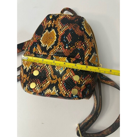 Hammitt Small Botanical Snake Embossed Leather Backpack Stunning Handbag NWT - Picture 8 of 9